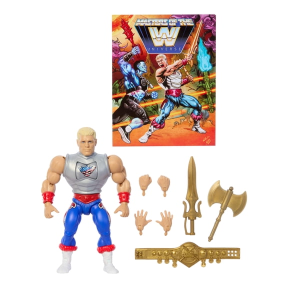 WWE x MOTU Cody Rhodes Action Figure & Accessories, 6-inch Collectible Mashup Set