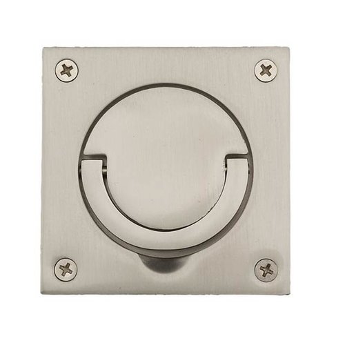Baldwin 0397.Sol 3-1/2" X 3-1/2" Solid Brass Flush Ring Pull For Latches/Locks - Bronze - image 3 of 6