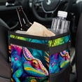thumbnail image 6 of Chameleon Foldable Car Trash Bin with Lid, Leak-Proof, Hanging Storage Bag - Car Garbage Can, Car Trash Bin for, 6 of 6
