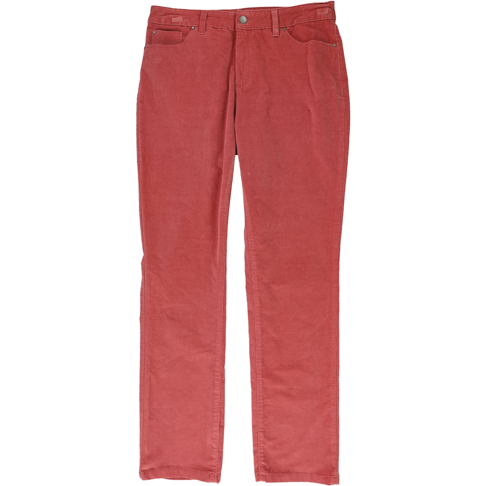 Charter Club Womens Lexington Tummy Control Corduroy Pants Red Size 16x3 main image 0