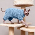 thumbnail image 4 of Warm Pet Sweater Sphynx Cat Clothes Fashion Soft Cat Apparel Comfort Thickened Winter Sphinx Hairless Cat Clothes, Sphynx Hairless Cat Sweater Cozy Warm (S), 4 of 6