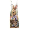 thumbnail image 5 of Easter Bunnies Rabbits Design Sleeveless Dress Woman Fashion Long Dresses Women's Summer Suit Dress 2025, 5 of 7