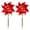 Red #2, variant on HIGERH Reflective Pinwheels with Stakes, , Extra Sparkly Pin Wheel for Garden Decor, Bird Repellent Devices Deterrent, Easy Assembly , Scare Birds & Animal Away Wind Spinner