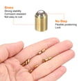 thumbnail image 4 of Uxcell 30pcs Ball Point Spring Plunger 3x4mm Brass No Step Ball Plunger, 4 of 5