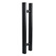 thumbnail image 1 of Black Stainless Steel Glass / Wooden Door Handle, 1 of 5