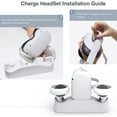 thumbnail image 2 of Base de carga para Oculus Quest 2 VR con indicador LED blanco, 2 of 6
