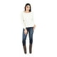 thumbnail image 4 of Sueter de cuello barco Roman Fashion /Juvenil, 4013 (Hueso) beige M, 4 of 5