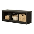 thumbnail image 2 of South Shore Toza, Entryway Bench, Rubbed Black, 2 of 9