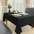 thumbnail image 3 of 100% Cotton Table Cloth Ultra Soft & Decorative for Wedding / Banquet / Restaurant & Everydayand Everyday Use | Rectangle Tablecloth (60-Inch x 108-Inch, Black)., 3 of 4
