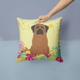 thumbnail image 2 of Easter Eggs Design Dog Art Fabric Decorative Pillow, 2 of 4
