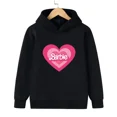 thumbnail image 3 of Sudadera con capucha de forro polar con estampado de dibujos animados de Barbie para niña, sudadera Kawaii de manga larga, ropa para bebé, primavera y otoño, 3 of 5