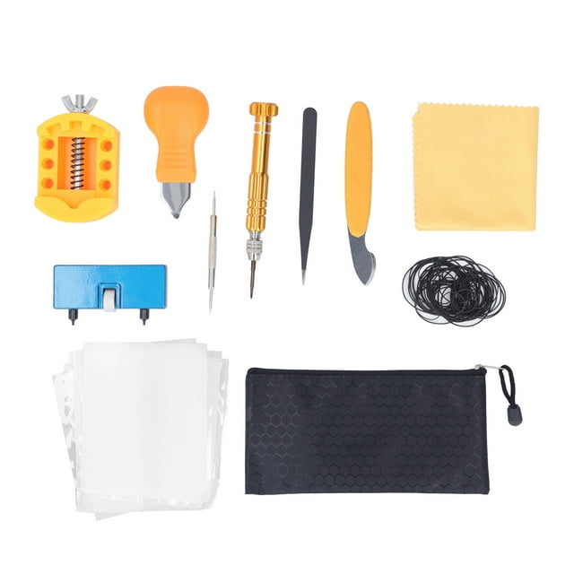 Kit de Herramientas para Cambiar la Batería del Reloj Jadeshay Color Amarillo Azul Negro