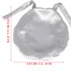 thumbnail image 5 of Gorro de ducha Gorro de baño impermeable Gorro de baño elástico resistente Turbante de pelo suave, Plateado Inevent HA000682-02B, 5 of 6