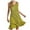 Green, variant on IROINNID Women's Sleeveless A-Line Dress Round Neckline Fashion Irregular Knee-length Dress Sling Pure Color Lace-up Dress Solid Color Dress