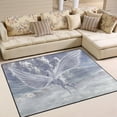 thumbnail image 2 of SKYSONIC 80x58 inches Lightweight Soft Area Rug Mat Indoor Floor Rugs Home Decoration for Kids Room Living Room Flying Pegasus, 2 of 6
