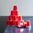 thumbnail image 2 of EDI Disposable Red Plastic Mini Party Shot Glasses 2 oz, 240-Piece, 2 of 5