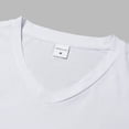 thumbnail image 5 of LTTVQM Men's T-Shirts 2026 Summer Spring V-Neck Short Sleeve Basic Tees Shirts Solid Color Casual Clothes with Pocket White XL, 5 of 5