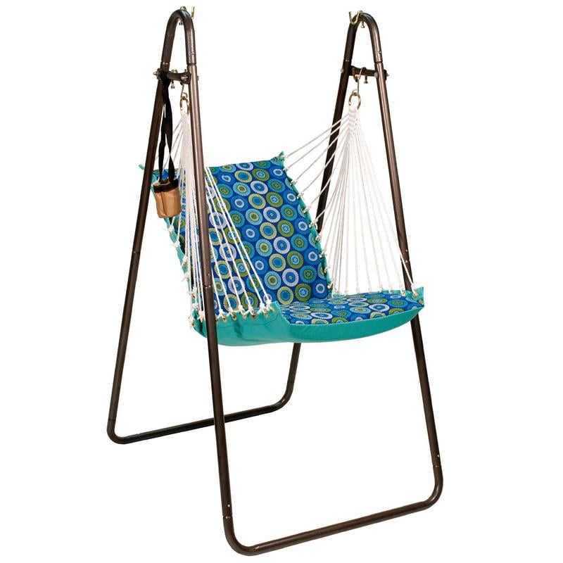 Hanging Chair with Stand Set - Jax Lagoon/Lagoon Solid