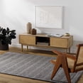 thumbnail image 3 of Hauteloom Lonan Wool Living Room, Bedroom Area Rug - Traditional, Transitional - Eggplant - 8' x 10', 3 of 4