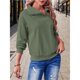 thumbnail image 5 of Sudadera con Cremallera para Mujer, Cuello Alto, Larga, Informal, Holgada, Tops Verde L, 5 of 7