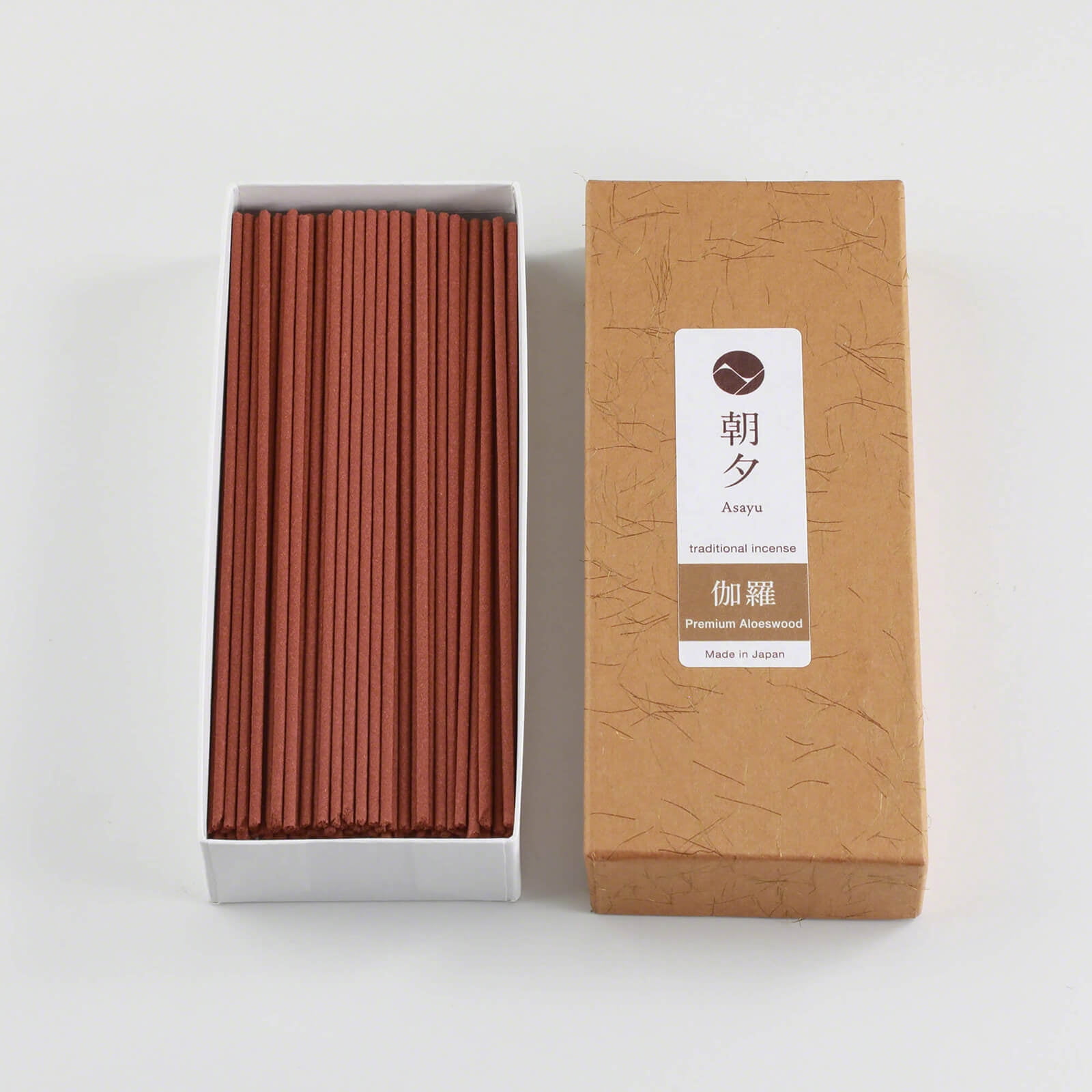 Asayu Japan Incense Sticks Premium Aloeswood Scent 1.41oz Made in Japan