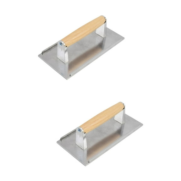 Set of 2 Hamburger Press Grilling Sandwich Maker Kitchen Tongs for Cooking