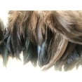 thumbnail image 2 of Natural Bronze Black Feather Trim Rooster Hackle per yard, 2 of 3