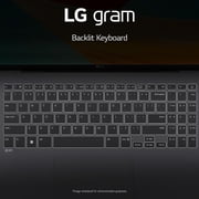 LG gram 17 inch Laptop Touchscreen - Intel Core Ultra 7 - 17.3 Large Screen WQXGA - Backlit Keyboard - 32GB RAM - 1TB PCIe SSD - Ultra Thin Lightweight - 2025 AI Copilot PC 47 NPU TOPS -Windows 11