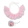thumbnail image 2 of Pet Crowns and Collar Set, Delicate Comfortable Wearing Adjustable Pet Birthday Outfit Set  for Festival, 2 of 8