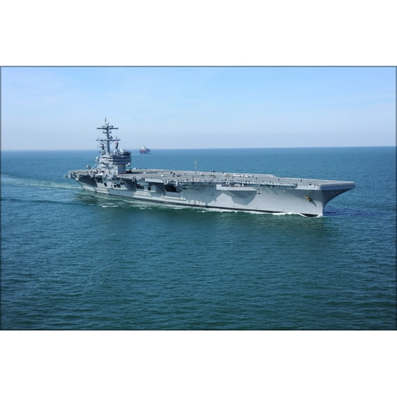 24"x36" Gallery Poster, aircraft carrier USS George H.W. Bush (CVN 77) p2
