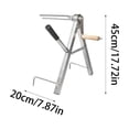 thumbnail image 3 of Clearance! Portable Fire Water Storage Device Foldable Manual Winding All Metal Hose Reel for Farm Irrigation, 3 of 6