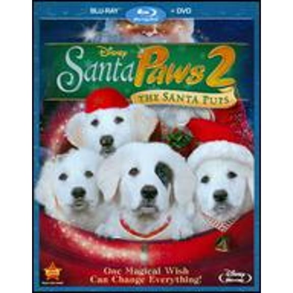 Pre-Owned Santa Paws 2: The Santa Pups [2 Discs] [Blu-ray/DVD] (Blu-Ray 0786936822229) directed by Robert Vince