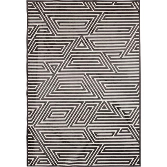 Abacasa Napa Orbit Chocolate Area Rug