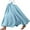 Light Blue, variant on Women's Stretchy Waist Flowy Midi Skirt For Daily Wear Dance Comfortable Elastic High Waist Long Skirt Basic Skirted Leggings Bathing Suit Skirt Bottoms for Women Beach Wrap Skirt