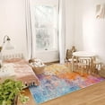 thumbnail image 2 of Moynesa 4'x6' Area Rug for Living Room Modern Abstract Soft Washable Rug Indoor Low Pile Accent Rug Stain Resistance Soft Carpet for Office Couch Entrance Kitchen,Galaxy, 2 of 7