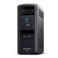 thumbnail image 2 of CyberPower CP1000PFCLCD UPS, 1000VA/600W, 120V, 10 Outlets, LCD Display, AVR, USB-A & USB-C, Black, 2 of 7
