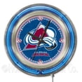 thumbnail image 1 of Colorado Avalanche Neon Clock, 1 of 4