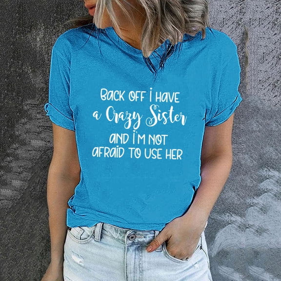 AOOCHASLIY 2024 American Carnival Tops Women's Funny Printed Pattern Casual Fashion Soild Color Short Sleeve Tops Blouse New Years Gifts