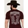 thumbnail image 4 of Moonshine Spirit Men's Southern Bandit Short Sleeve Graphic T-Shirt Burgundy X-Large  US, 4 of 4
