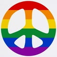 thumbnail image 2 of CafePress - Rainbow Flag Peace Mousepad - Non-slip Rubber Mousepad, Gaming Mouse Pad, 2 of 6