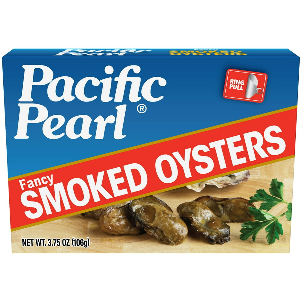 Pacific Pearl Fancy Smoked Oysters, 3.75 Oz