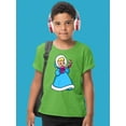 thumbnail image 2 of Winter Girl And Bird T-Shirt Juniors -Image by Shutterstock,  x-Small, 2 of 4