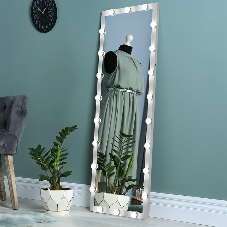 Floor mirrors with lights deals