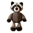 thumbnail image 2 of Muñeco de peluche, juguete de peluche suave, decoración realista para el hogar, coleccionable, 25 cm Mapache, 2 of 9