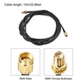 thumbnail image 2 of SMA Macho a SMA Hembra Mamparo Antena Cable RF RG174 Coaxial Cable 10M / 32,8Pies, 2 of 5