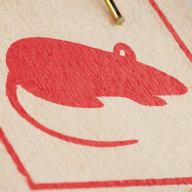 Juego de 12 trampas para ratas y ratones reutilizables de madera y metal, clásicas, para ratones