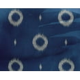 thumbnail image 3 of oneOone Georgette Viscose Royal Blue Fabric Ikat Style Stripe Sewing Craft Projects Fabric Prints By Yard 42 Inch Wide, 3 of 3