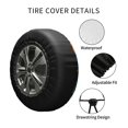 thumbnail image 4 of Kdxio Hand Drawn Seamless for Tire Cover Wheel Protectors Tyre Covers Weatherproof Wheel Covers Universal Fit for Trailer Rv SUV Truck Camper Travel Trailers 16 inch, 4 of 8