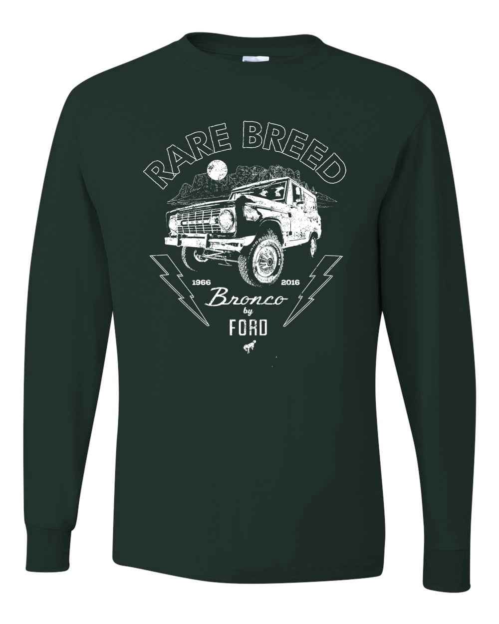 Wild Bobby Rare Breed Ford Bronco Men Long Sleeve Shirt