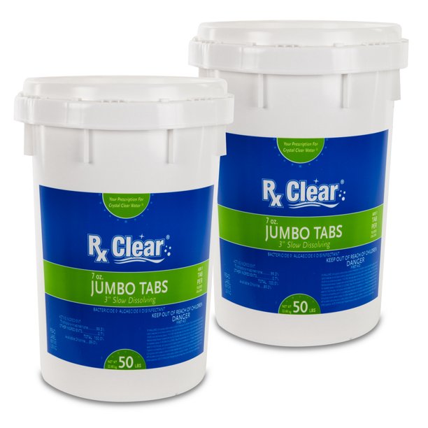 Rx Clear 3" Stabilized Chlorine Tablets 100 lbs